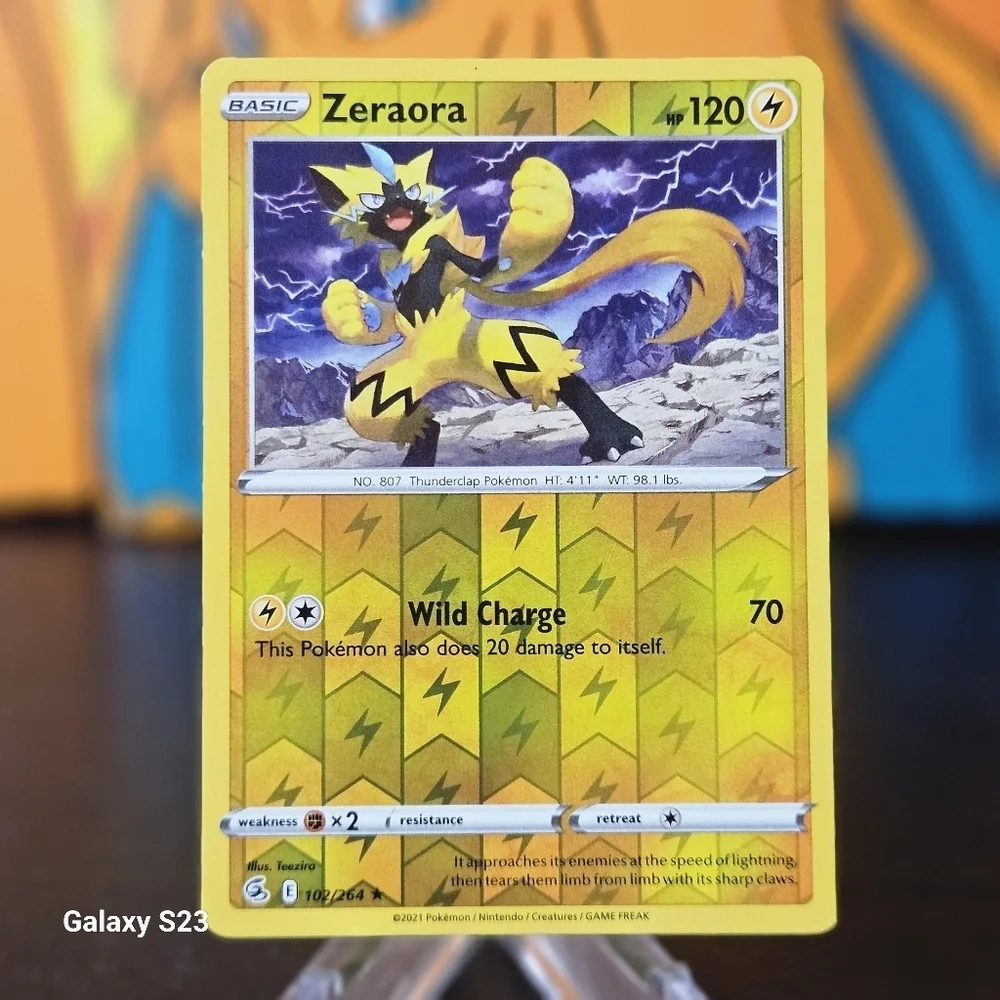 Zeraora 102/264 Pokémon TCG Reverse Holo